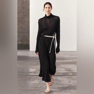 NWT ZARA LONG RIBBED KNIT DRESS